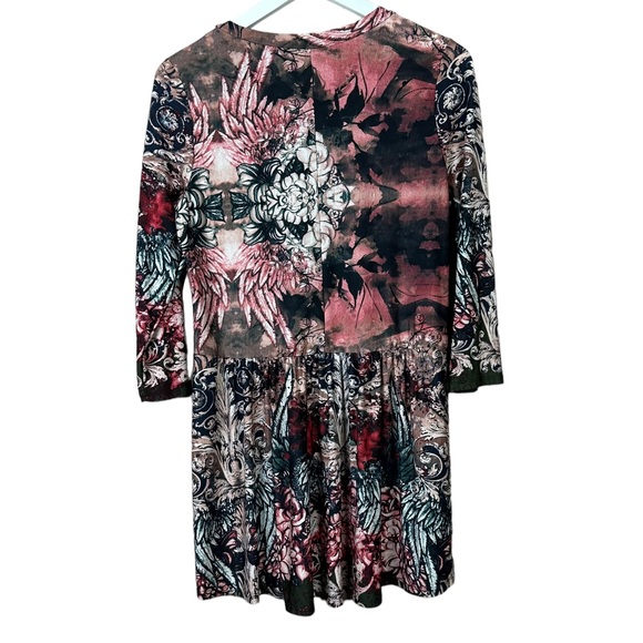 Paisley Grace Floral Peplum Tunic Top Women Sz M - Picture 6 of 6